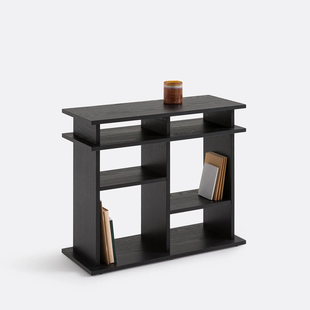 Boekenkast voor tegen de achterkant van een bank, ABAC