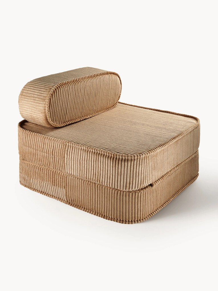 Kinder klapfauteuil Sugar van corduroy