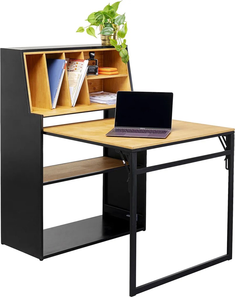 Kare Design Vinoteca Inklapbaar Bureau Met Opbergruimte - 106 X 80cm.