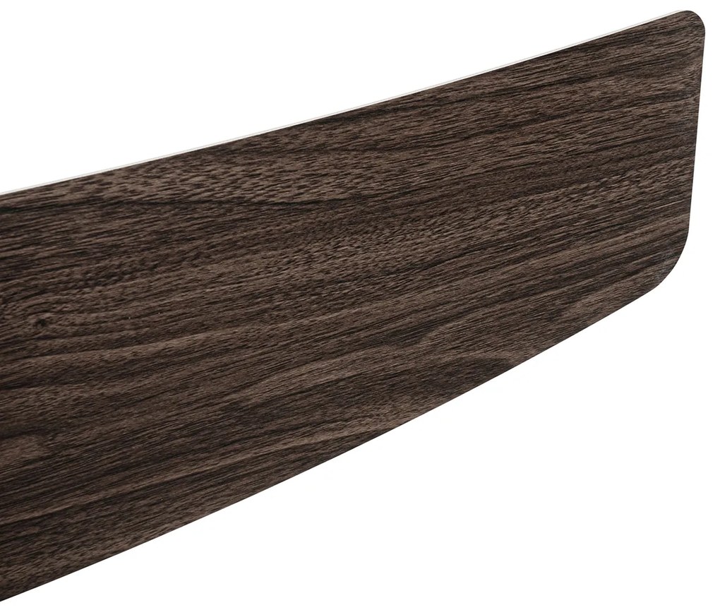 Smart plafondventilator wit met hout print 132cm incl. LED dimbaar met afstandsbediening - Cool