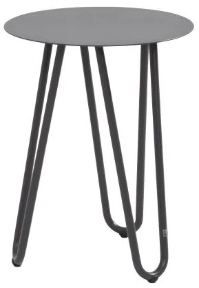 4 Seasons Outdoor | cool sidetable Ø 42 cm hoogte 55 cm , antraciet  Bijzettafel    antraciet weerbestendig