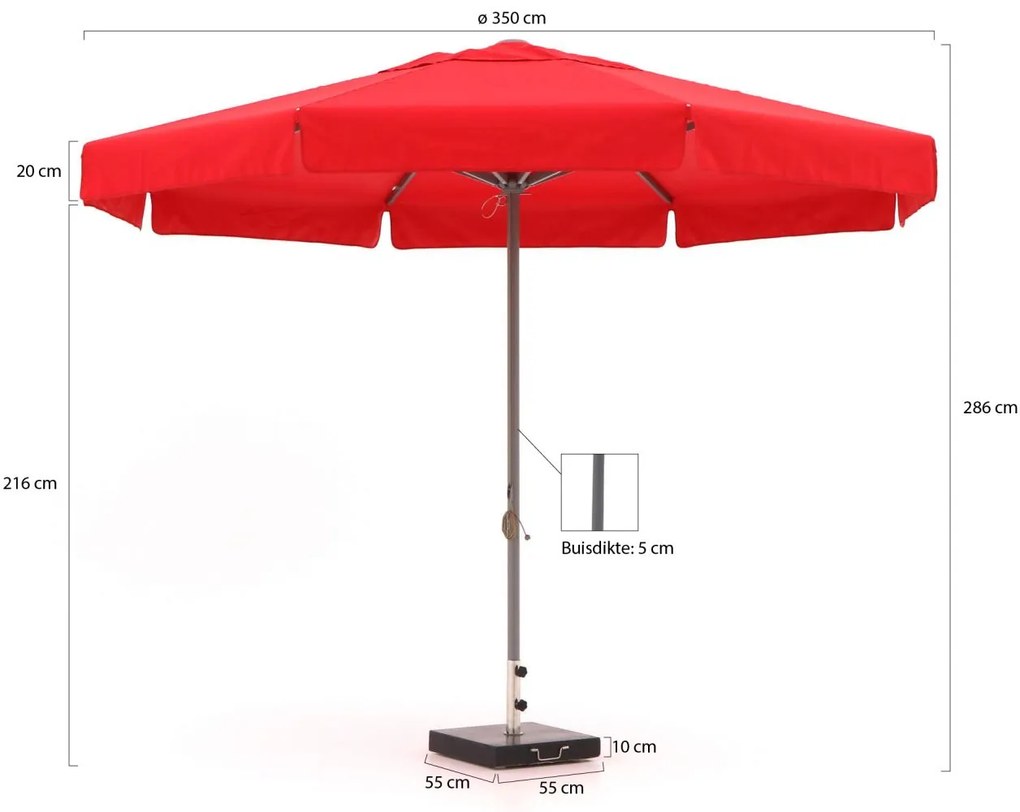 Shadowline Bonaire parasol ø 350cm