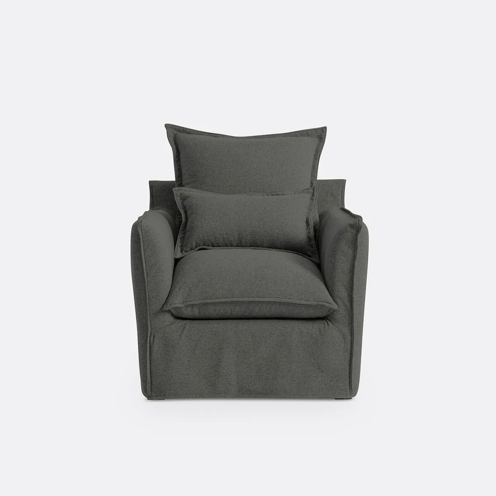 Fauteuil, afneembare hoes, polyester, Odna