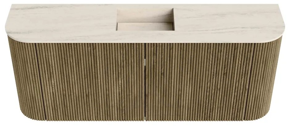 Mondiaz Joya DLux 105cm toiletmeubel ronding links/rechts dusk met wastafel faye midden 1 kraangat meli