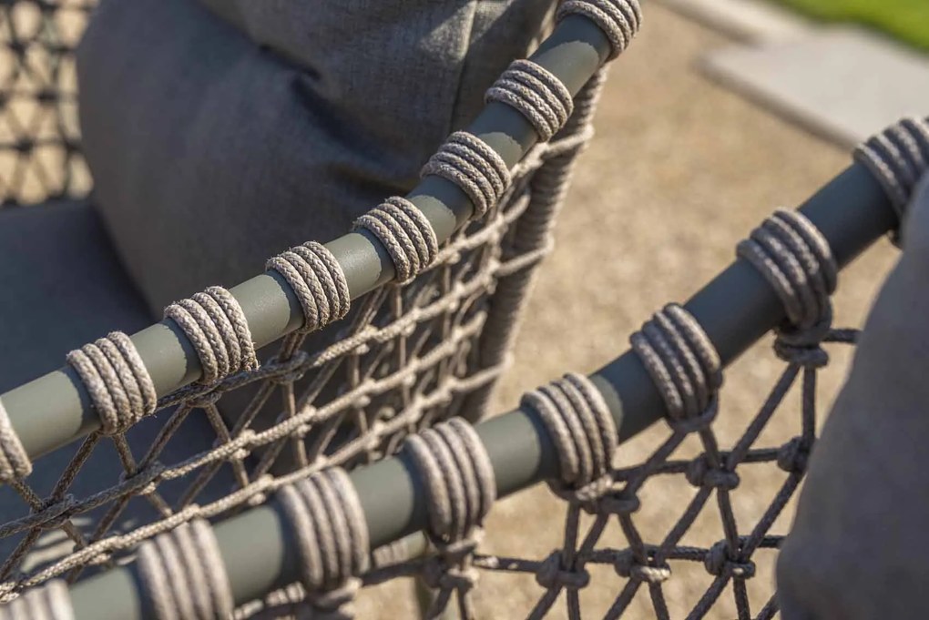 4 Seasons Outdoor Jura stapelbare tuinstoel olijfgroen SALE Tuinstoel   taupe weerbestendig