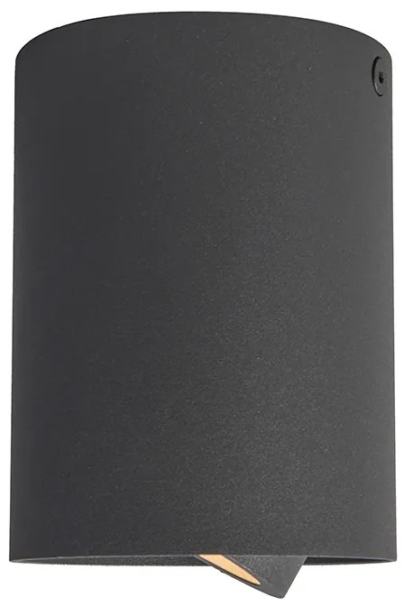 Set van 6 spots smart donkergrijs incl. Wifi GU10 - Rondoo up