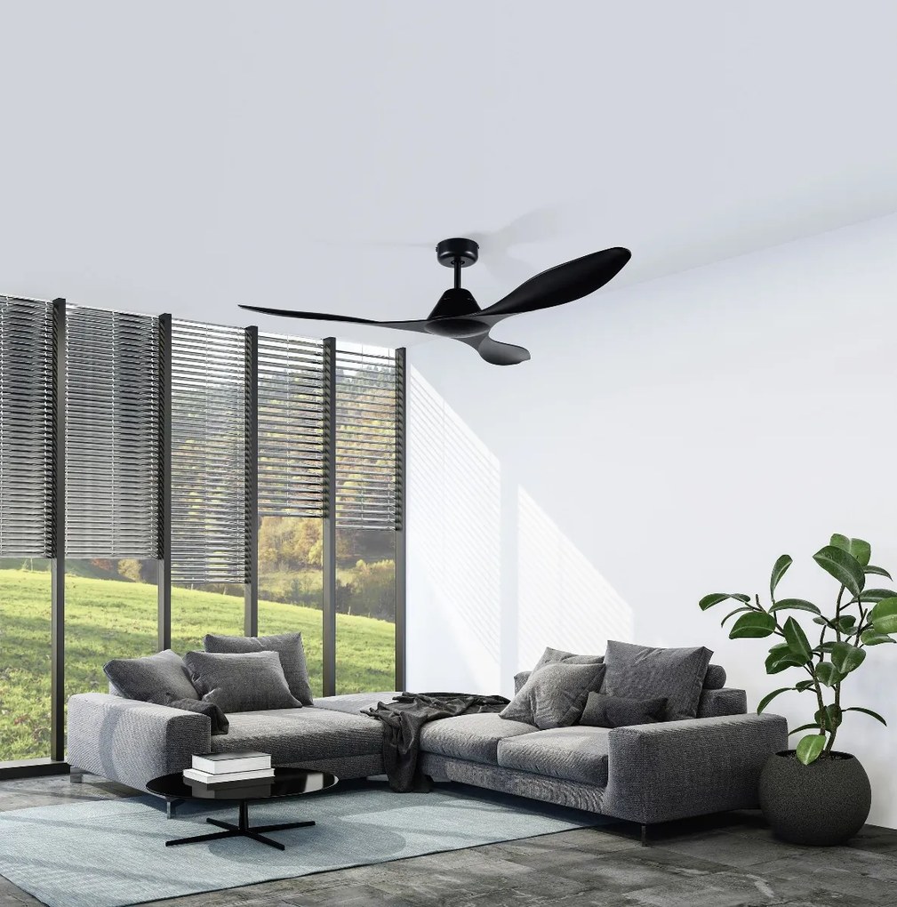EGLO Antibes 35016 | Plafondventilator 132CM Zwart