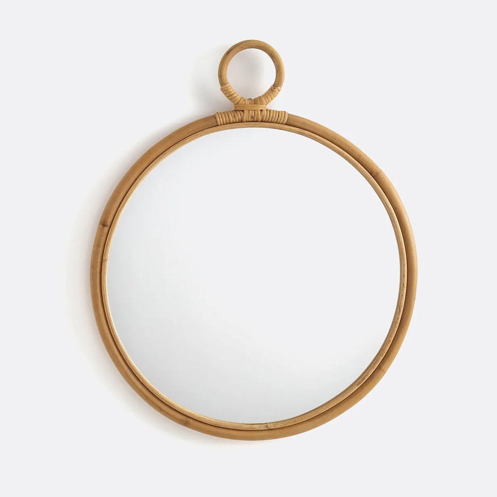 Ronde spiegel in rotanØ52 cm, Nogu