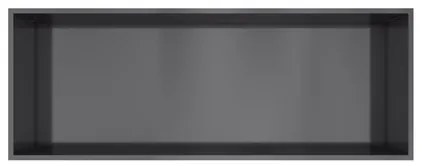 Hotbath &MORE Inbouwbox of inbouwnis - 30x80x10 - Geborsteld zwart PVD BOX080MBP