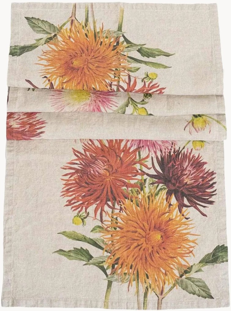 Linnen tafelloper Country Flowers