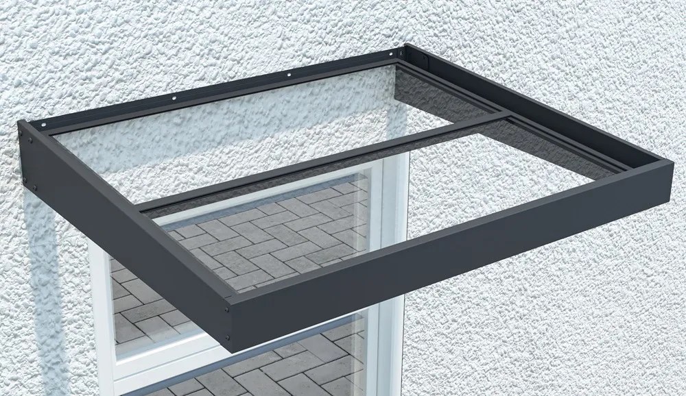 Deurluifel Lubeck 80 x 100 cm CoverTech antraciet