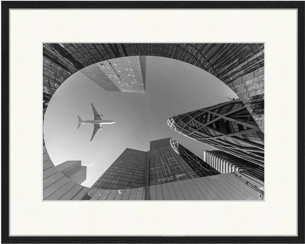 Ingelijste digitale print La Defense
