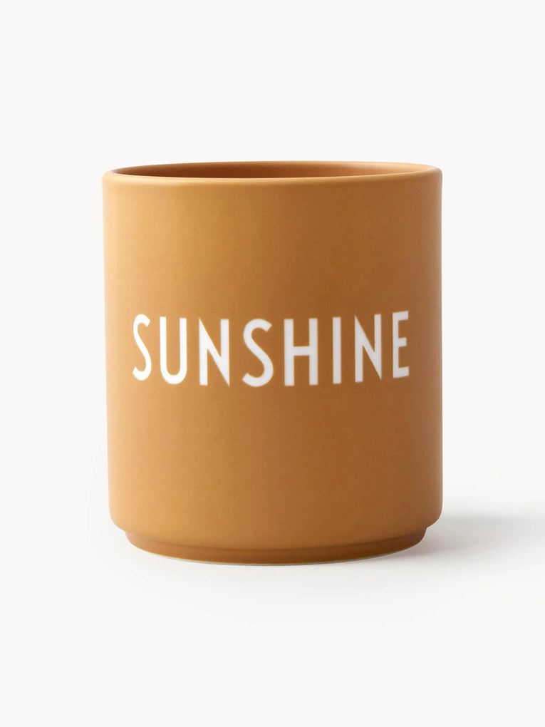 Design beker Favourite SUNSHINE met opschrift