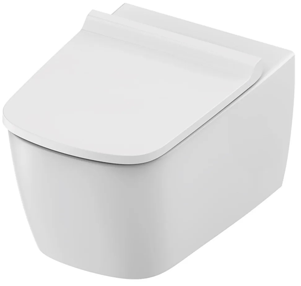 Sanigoods Aquara hangtoilet met zitting, bidetkraan en bidetsproeier wit glans