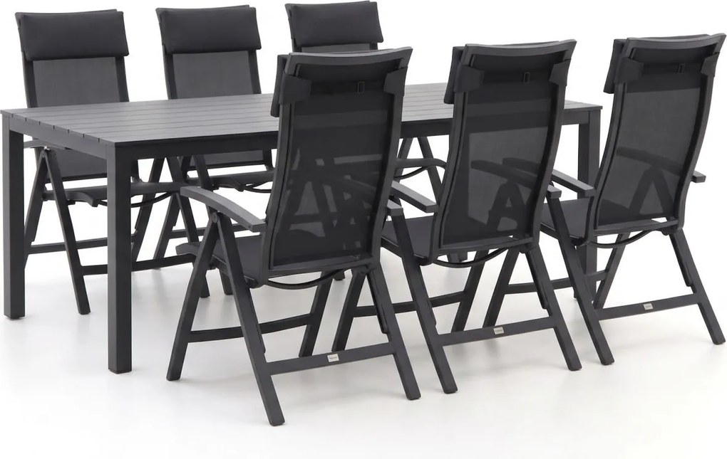 + 15% kassakorting | Diningset Bellagio  | 6 personen | Tuinset polywood | 7-delig | Kees Smit Tuinmeubelen