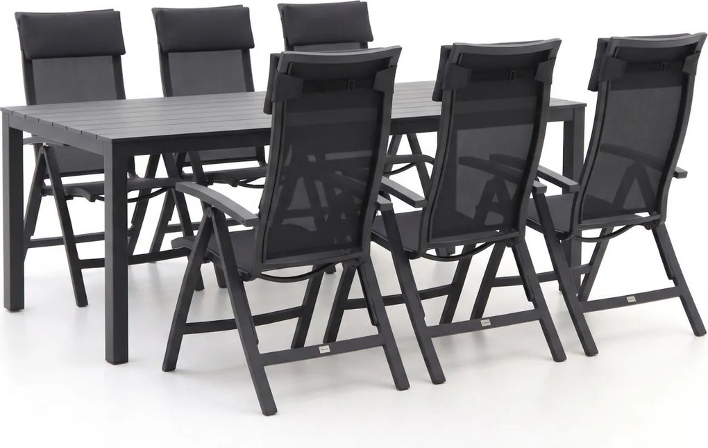Diningset Bellagio  | 6 personen | Tuinset polywood | 7-delig | Kees Smit Tuinmeubelen
