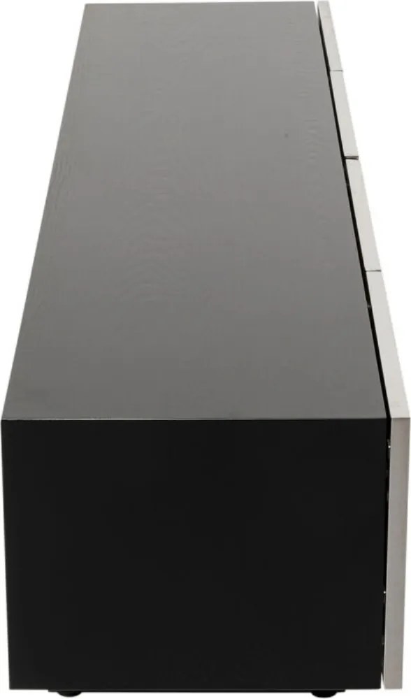 Chroom TV-meubel - 180x40x45cm.