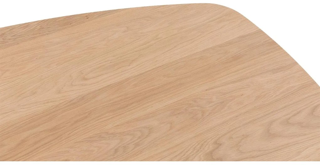 Goossens Excellent Eettafel Uniek, Semi ovaal 200 x 110 cm