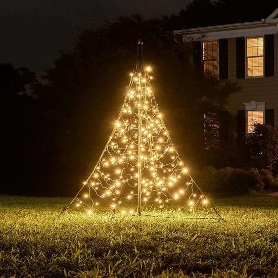 Fairybell All Surface verlichte kerstboom - 150 cm - 240 warm witte&amp;twinkelende ledlampjes - met statief