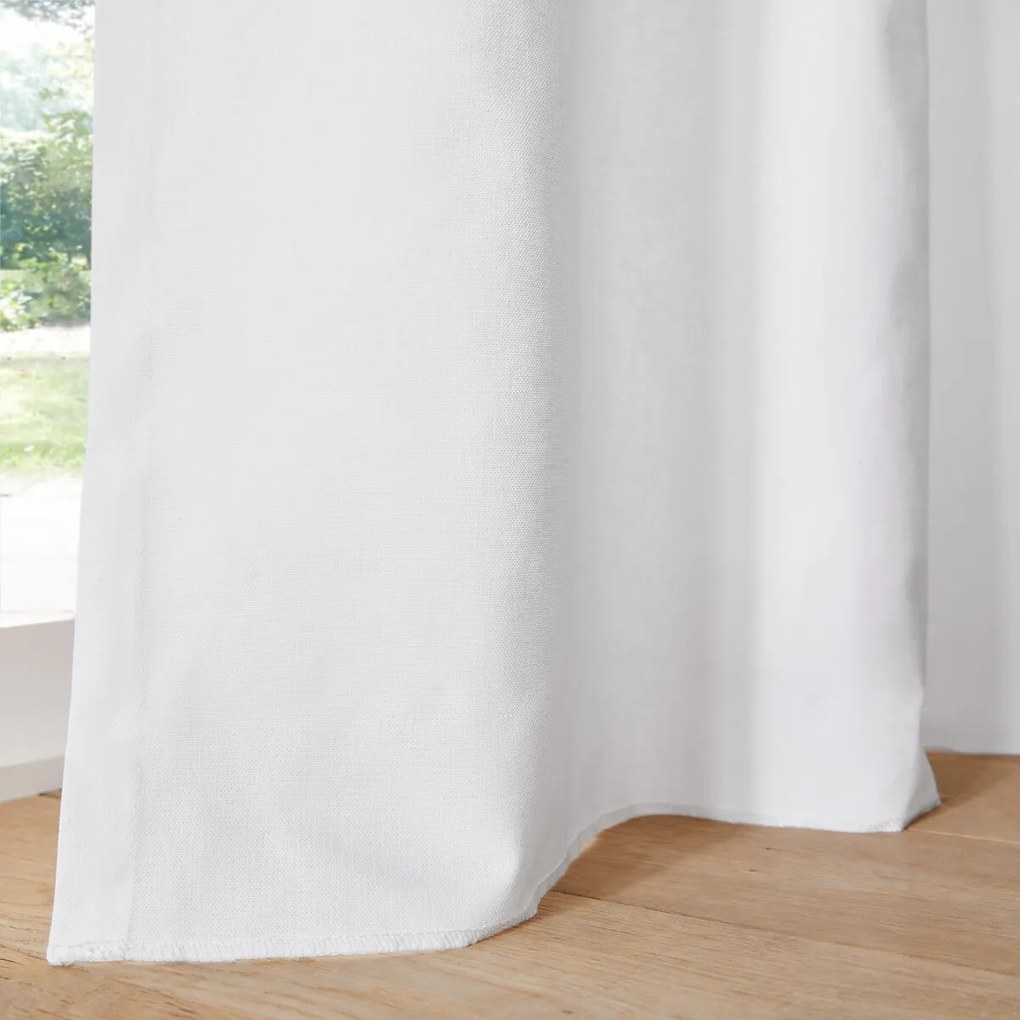 Puur katoenen gordijn, met aangerimpele bies en golf, Scenario