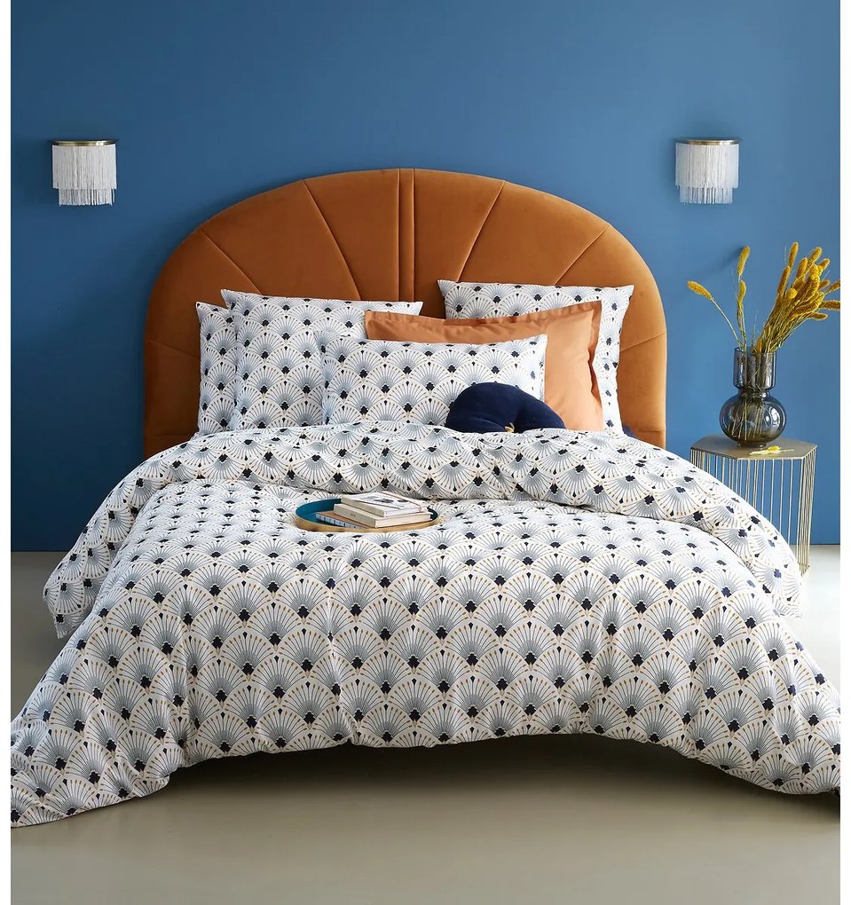 Dekbedovertrek in katoensatijn, Pawica