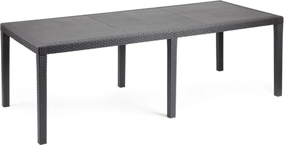 Pro-Garden tuintafel'Queen'220x90x72cm - Antraciet