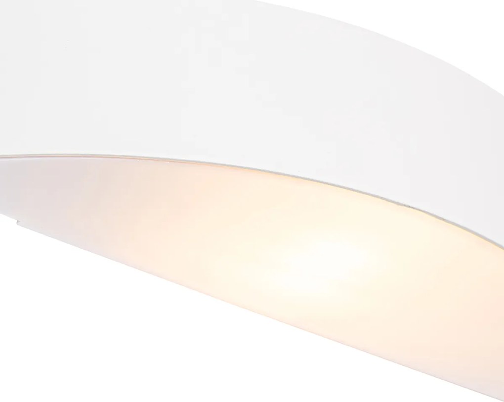 Moderne buiten wandlamp wit IP44 - Caz