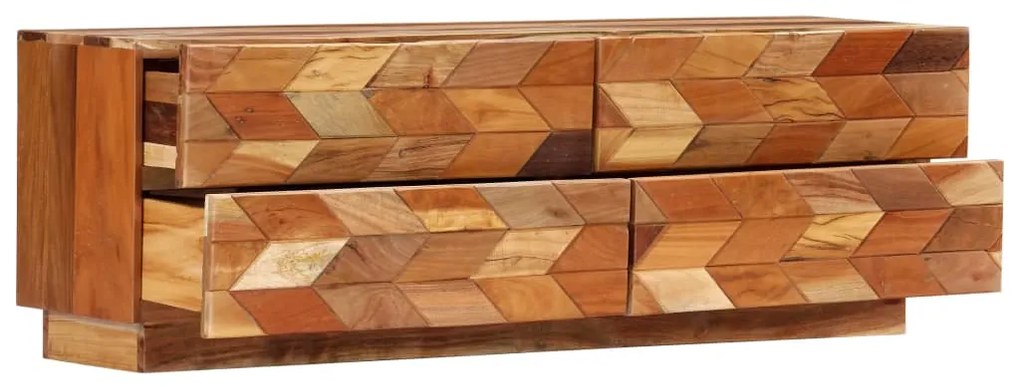 vidaXL Tv-meubel 120x30x40 cm massief gerecycled hout