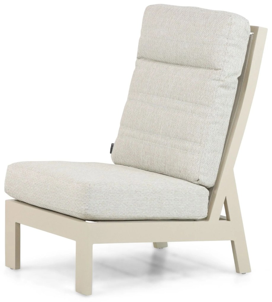 Hoek loungeset 6 personen Aluminium Taupe Lifestyle Garden Furniture Evora