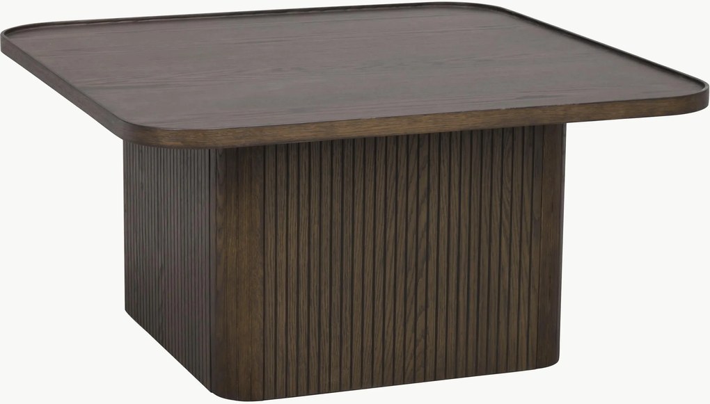 Salontafel Sullivan van eikenhout, 80 x 80 cm