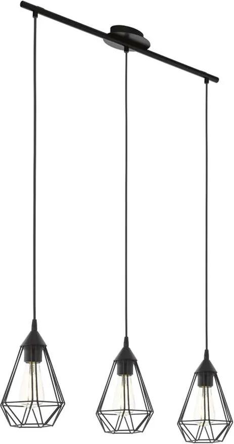 EGLO hanglamp Tarbes 3 - zwart - Leen Bakker