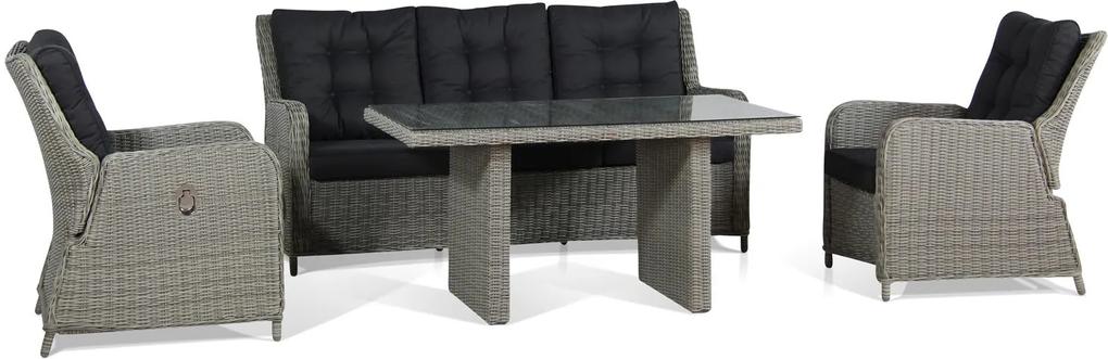 Garden Collections Wilson dining loungeset 4-delig