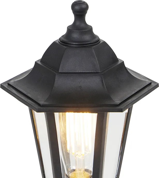 Klassieke buiten vloerlamp zwart 42,2 cm IP44 - New Haven