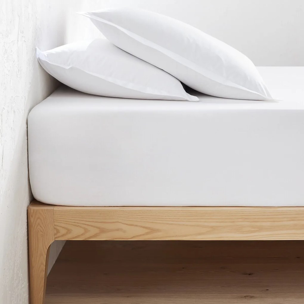 Hoeslaken van perkal katoen, 80 draden, 40 cm kop, Scenario