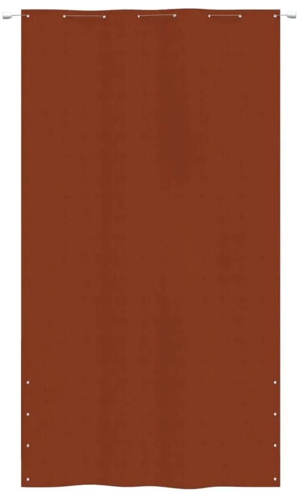 vidaXL Balkonscherm 160x240 cm oxford stof terracottakleurig