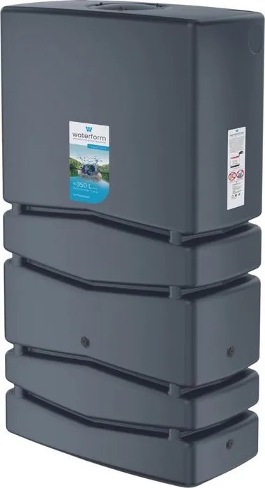 Prosperplast Aqua Tower Regenton - 350 Liter - Antraciet - 77,5 x 38,3 cm