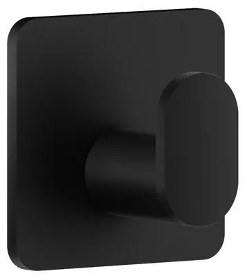 Smedbo Beslagboden Cube Handdoekhouder - 3x3x2cm - zelfklevend - RVS Mat Zwart BB4455