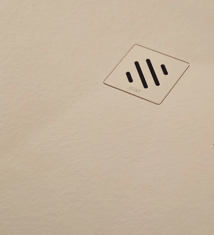 Resigres Zero douchebak 110x90cm beige composiet