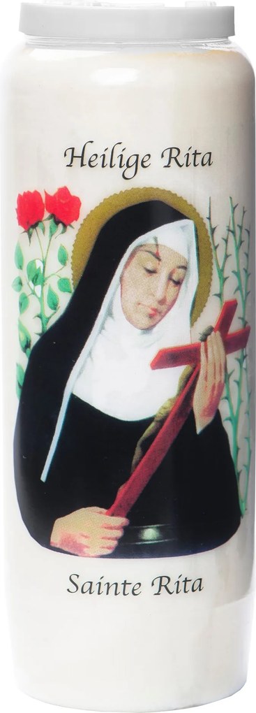 Noveenkaars wit - Heilige Rita