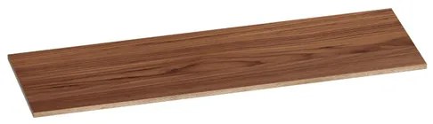 BRAUER natural wood Wastafelblad - 140x46x2cm - zonder kraangat - hout - natural walnut TB-WW140NWA