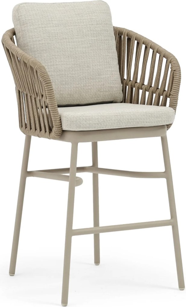 Tuinset 4 personen 180 cm Rope Grijs Domani Furniture Trivento/Camila