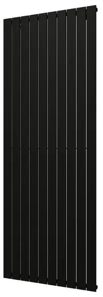 Plieger Cavallino Retto designradiator verticaal enkel middenaansluiting 2000x754mm 1666W mat zwart 7250327