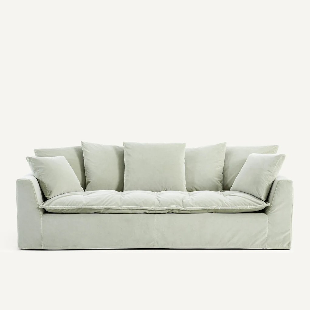 Zetel van stonewashed fluweel, OTAVIA