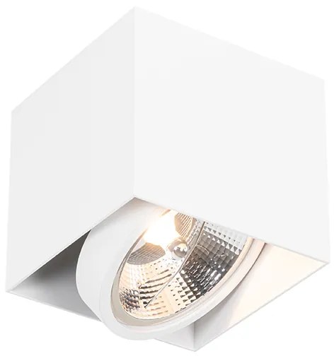 Design Spot / Opbouwspot / Plafondspot wit vierkant AR111 - Box Design GU10 Binnenverlichting Lamp