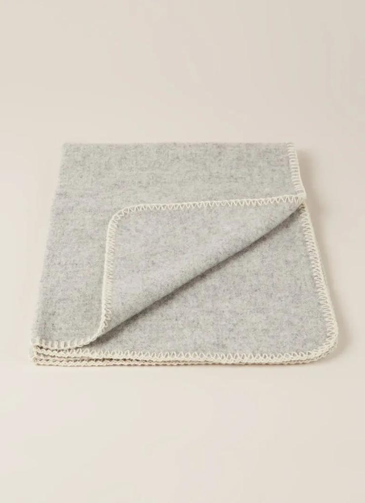 Klippan Soft Wool wiegdeken in merino wolblend 65 x 90 cm