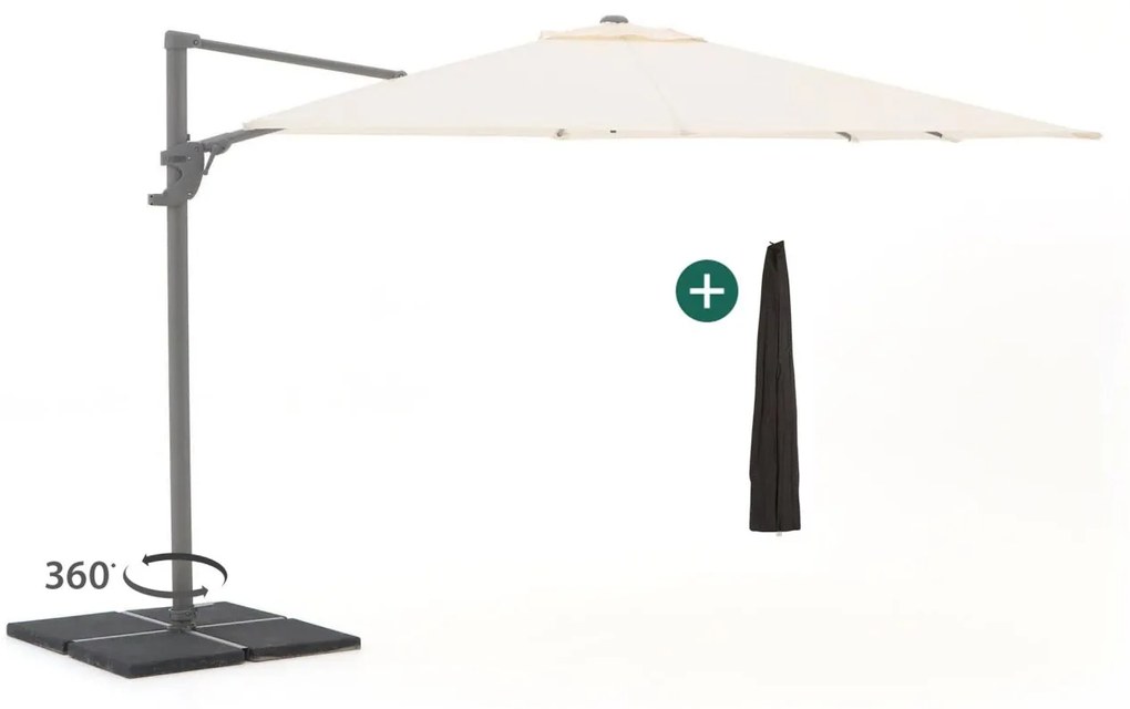 Shadowline Francisco zweefparasol 300x300cm