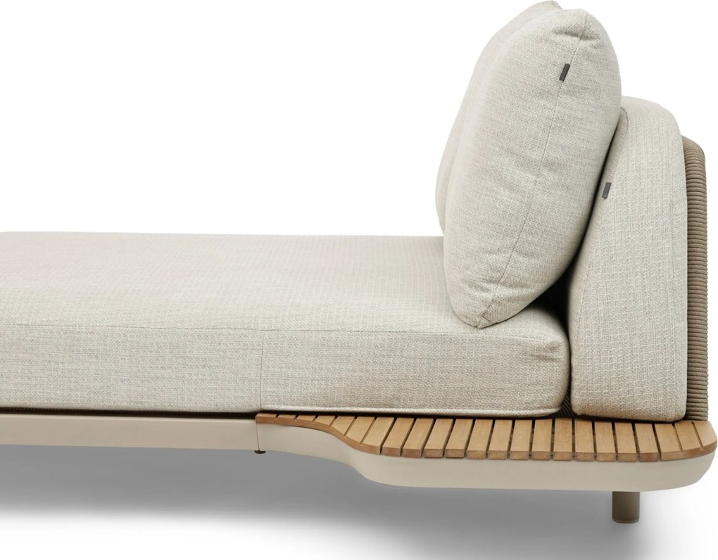 Tuinset 6 personen 220 cm Aluminium Zand/Beige Hartman Alice