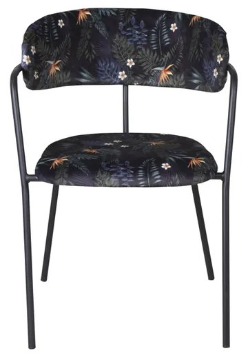 Jörn Eetkamerstoel - Livia - Bloemenprint - Fluweel - Jörn