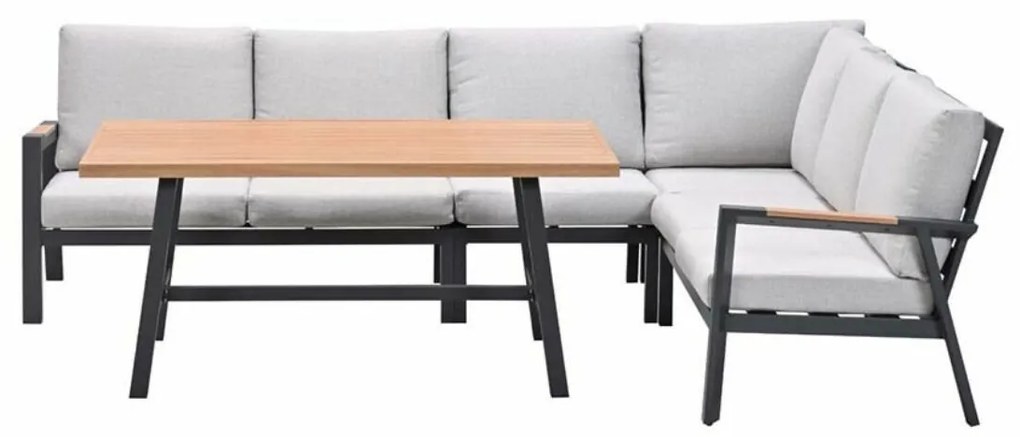 Garden Impressions Lissabon lounge dining set 5-delig R - valley sand
