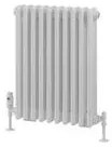 Eastbrook Rivassa 3 koloms radiator 45x60cm staal 816W wit glans